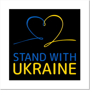 Stand With Ukraine Posters and Art